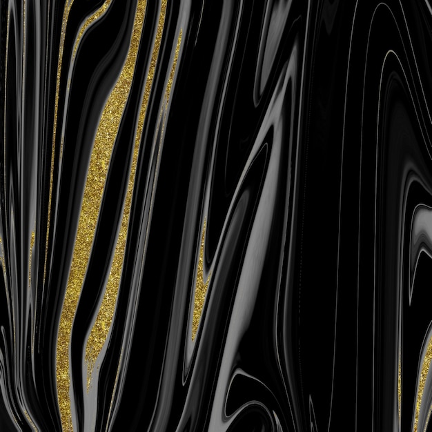 Black and gold marble texture