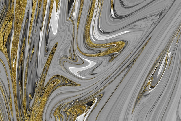 Black and gold marble texture