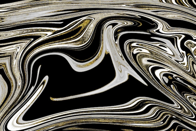 Black and gold marble texture