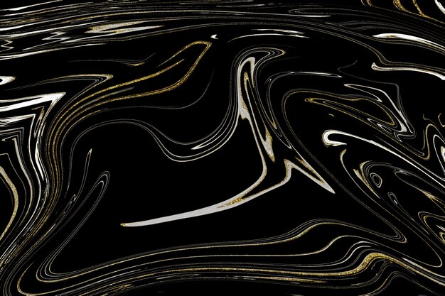 Black and gold marble texture