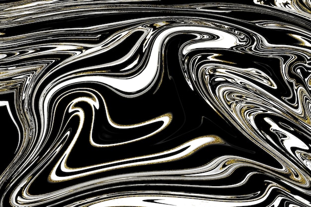 Black and gold marble texture