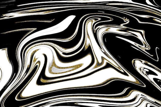 Black and gold marble texture