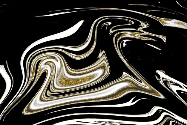 Black and gold marble texture