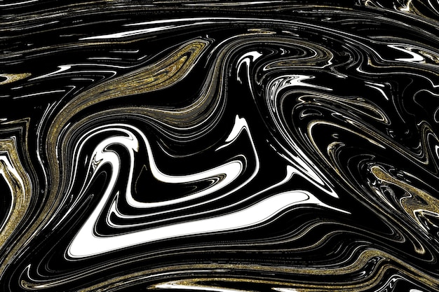 Black and gold marble texture