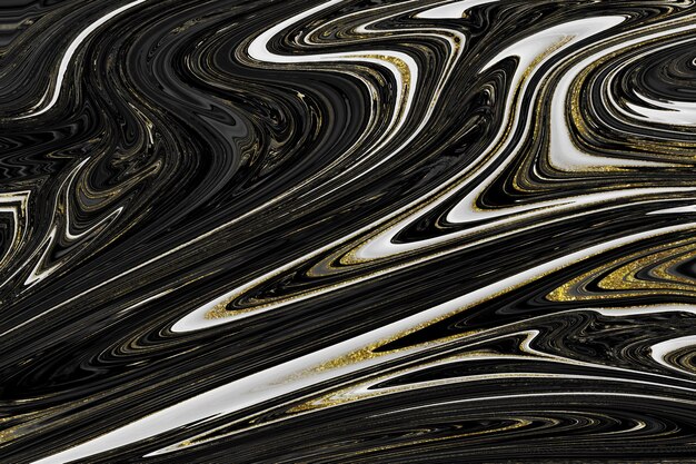 Black and gold marble texture