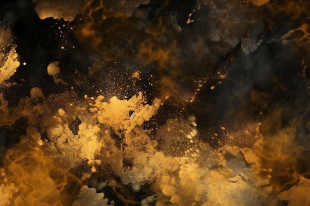 Black gold smoke texture background abstract backgrounds