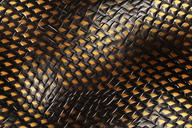 Black and gold snake skin texture background