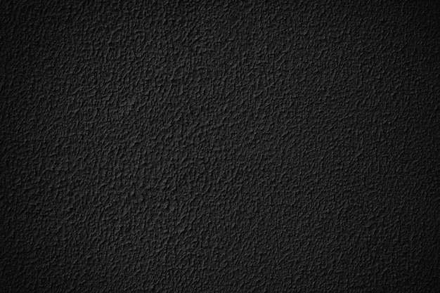 Black grainy plaster wall texture