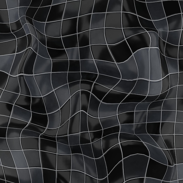 Black and Grey abstract tile for texture pattern background and template