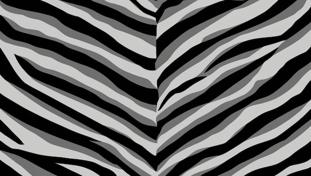 Photo black and grey tiger skin stripe pattern