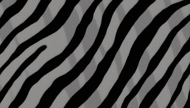 Photo black and grey tiger skin stripe pattern