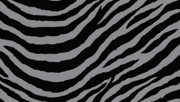 Photo black and grey tiger skin stripe pattern