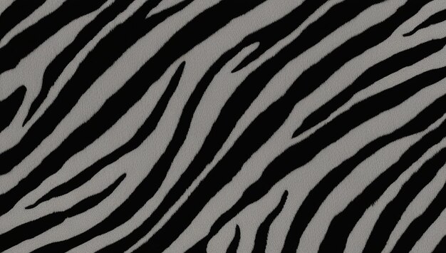 Photo black and grey tiger skin stripe pattern