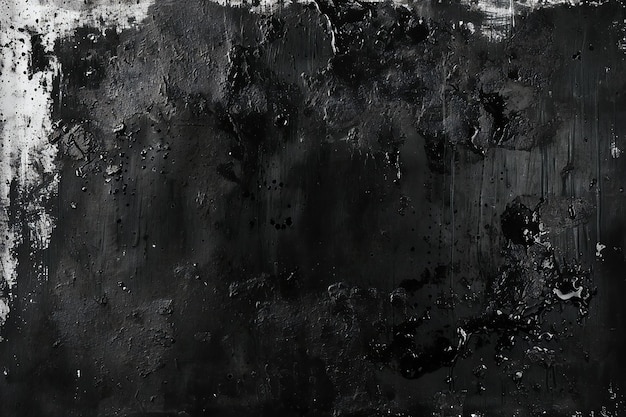 Black grunge texture Abstract background for design Monochrome