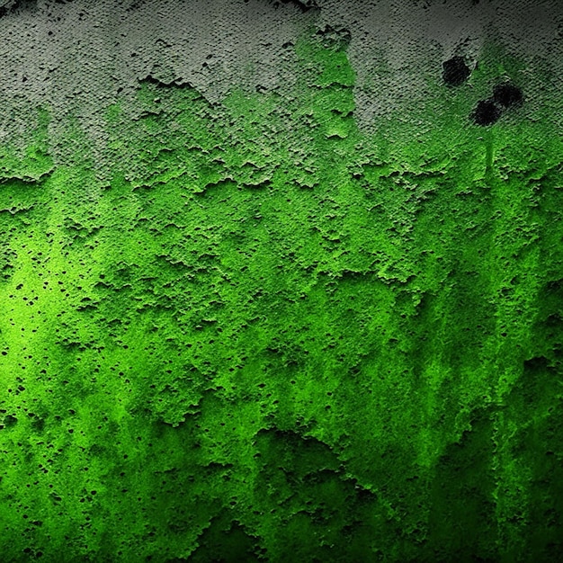 Black grungy green texture cement concrete wall abstract background