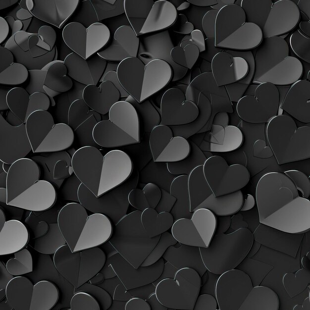 Photo black hearts background ar 11 style raw job id 5dd72f219c064e7e9733dae961f58952