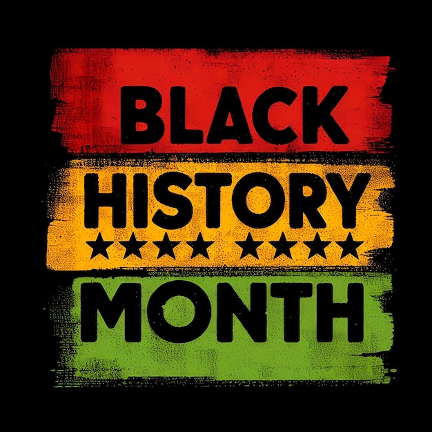 Photo black history month design ai generated