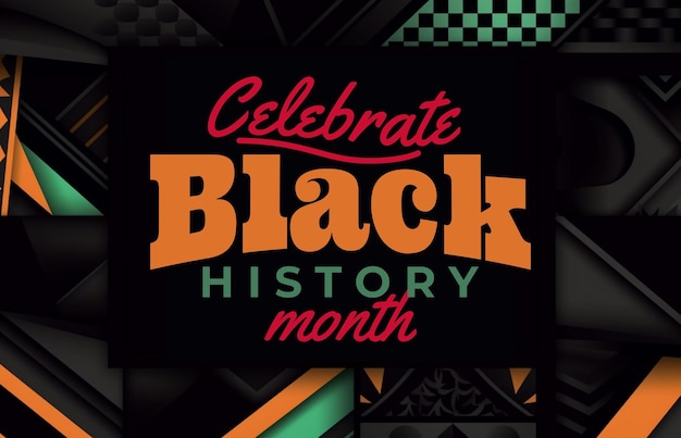 Photo black history month wishing card and social media post background made with ai