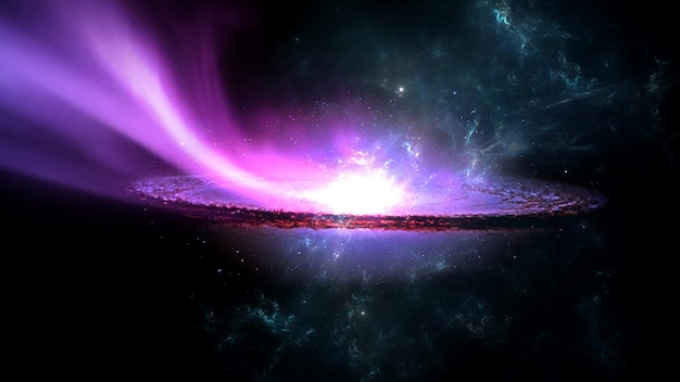 black hole Planets and galaxy science fiction wallpaper Beauty of deep space Billions of galaxy