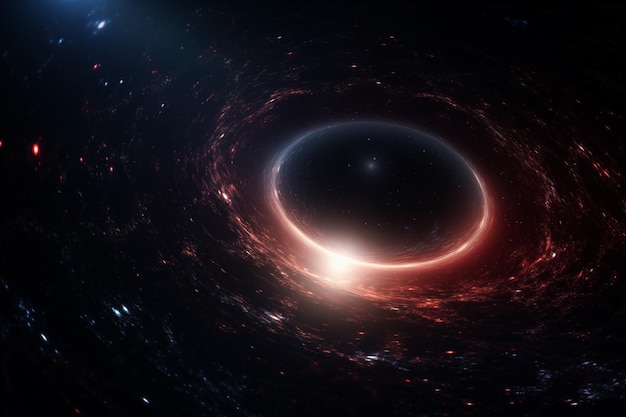 black hole scifi concept by Generative AI