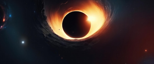 black hole in the space