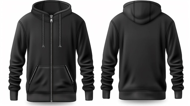 black jacket mockup