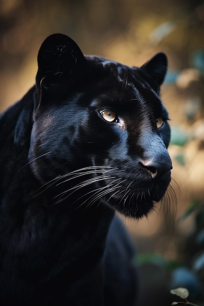 A black jaguar is a species of animal in the genus panthera.