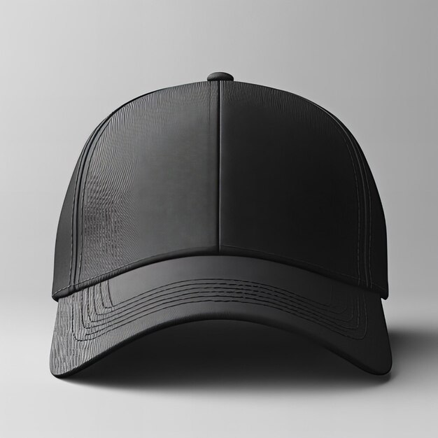 a black leather cap with a strap that says quot the word quot on it