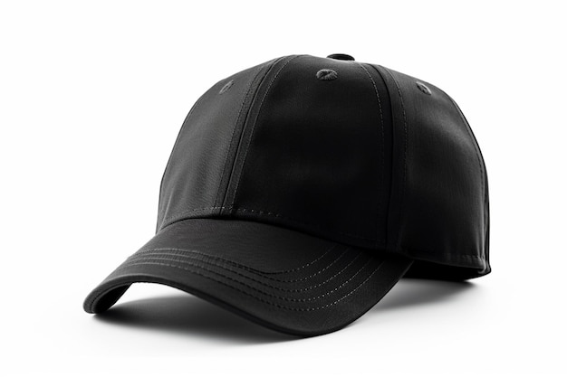 A black leather hat with the word club on it