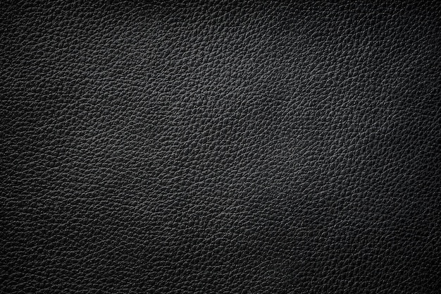 Black leather texture and background