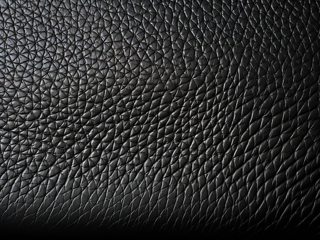 Black leather texture Generative AI