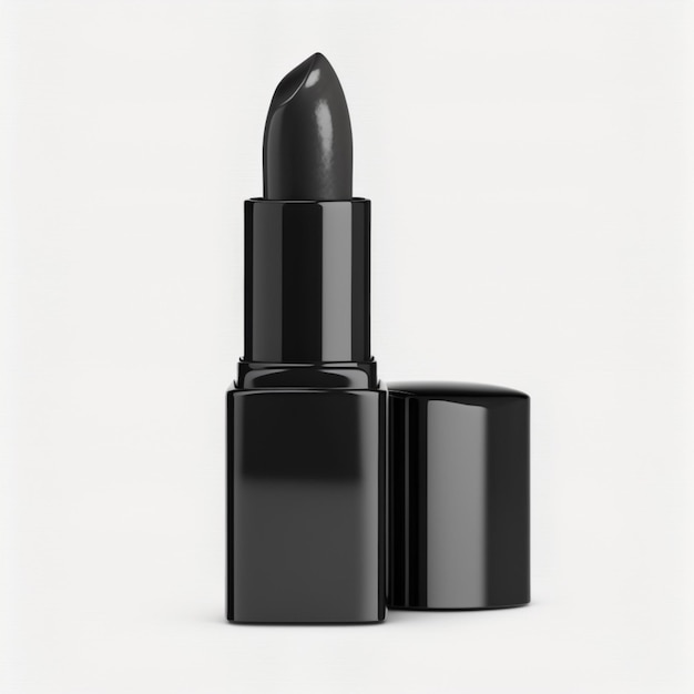 black lipstick mockup