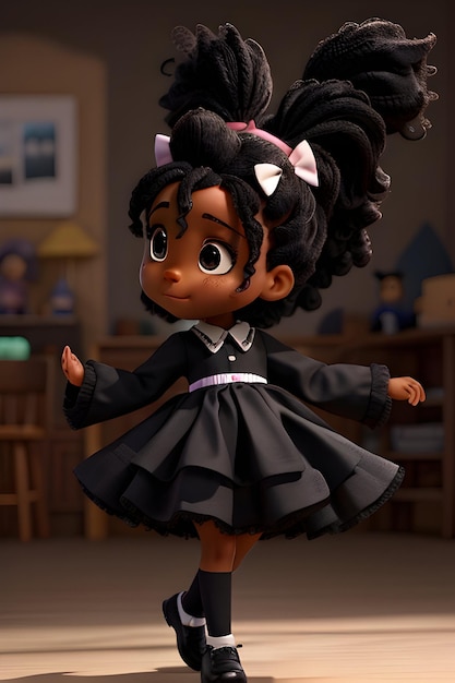 Black little girl