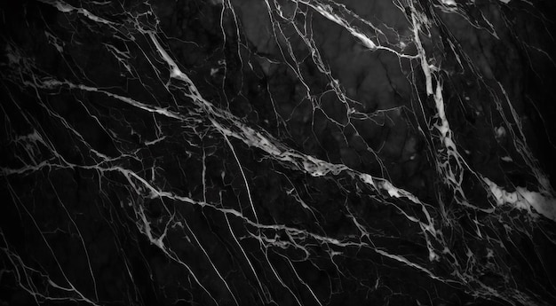 Black marble background with a white marble texture.