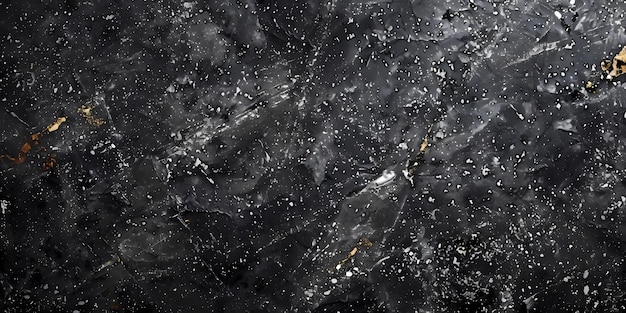 Photo a black marble floor with a black background with a white speck on it