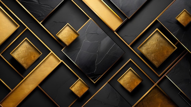 Black Marble amp Gold Abstract Elegance Background