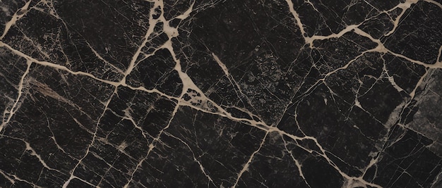 Black marble stone texture background material Generative AI