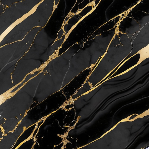 Black Marble Texture Background