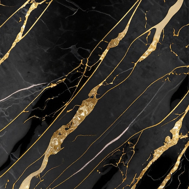 Black Marble Texture Background