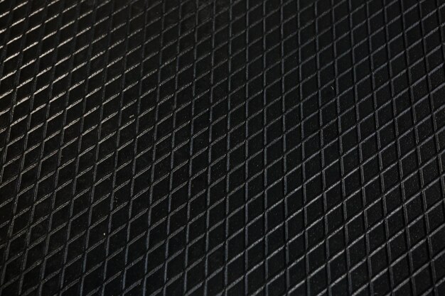 Black metal texture steel background Perforated sheet metal