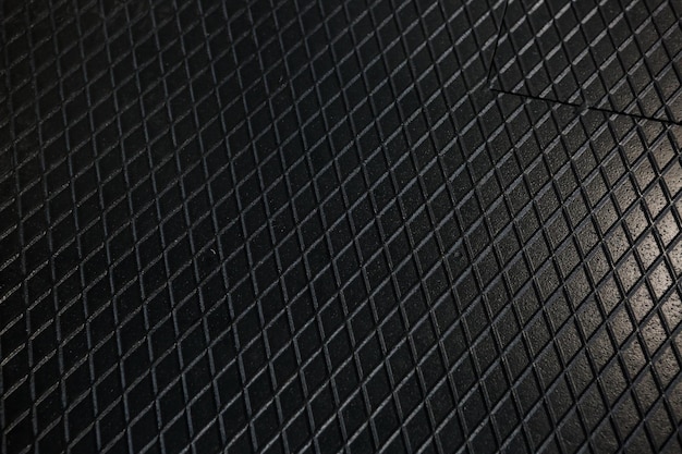 Black metal texture steel background Perforated sheet metal