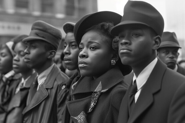 Photo black month history juneteenth black lives matter concept