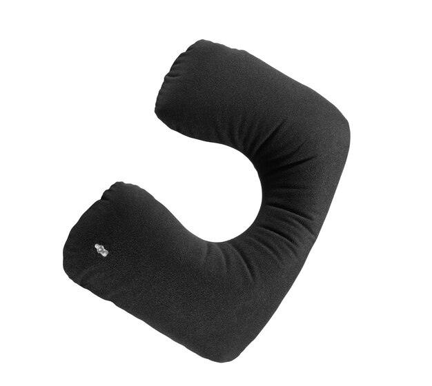 Photo black neck pillow