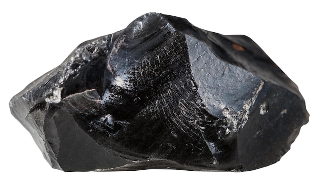 Black Obsidian volcanic glass mineral stone