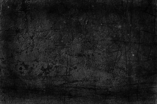 black old wall cracked concrete background / abstract black texture, vintage old background