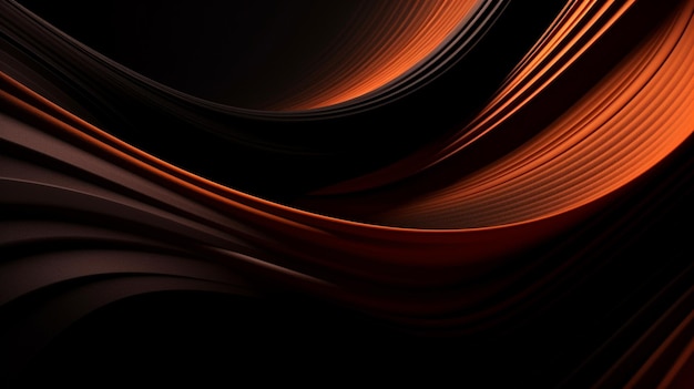 Black and orange background with a black background and a red light.