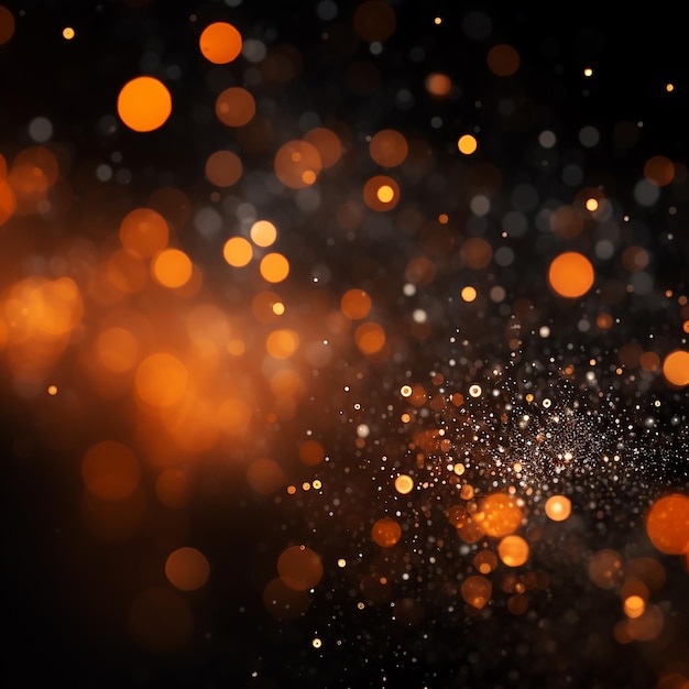 black and orange wallpaper particles bokeh macro