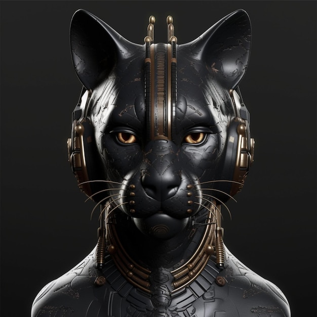 Black pharaonic cat 2