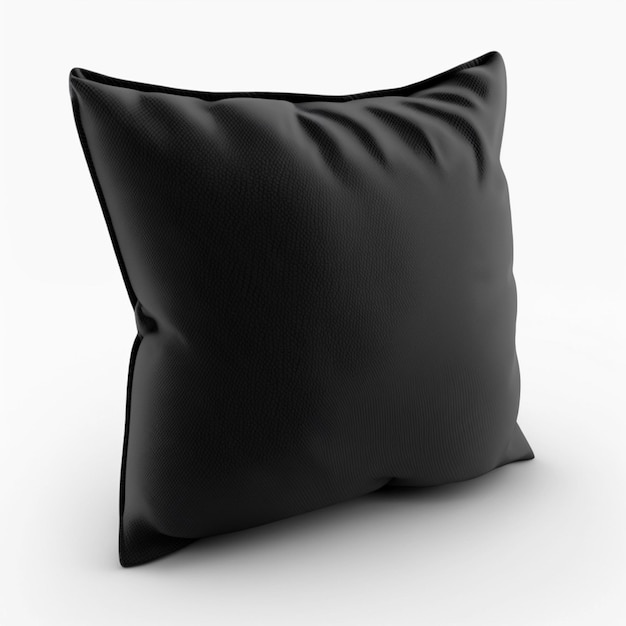 black pillow mockup