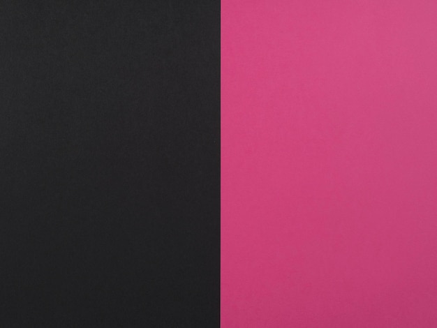 Black and pink colored papers